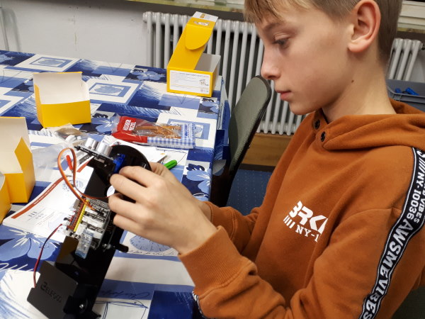 Roboter, mechanisch aufgebaut